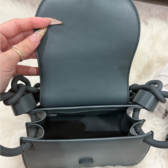 Charles & Keith Teal Shoulder Bag - Picture 6 of 9